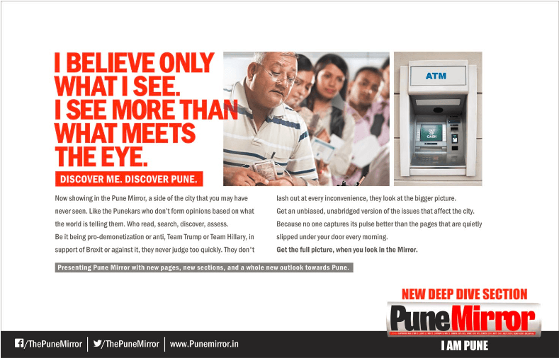 The Re-energized And Revitalized Pune Mirror - Online Advertising (800x600), Png Download