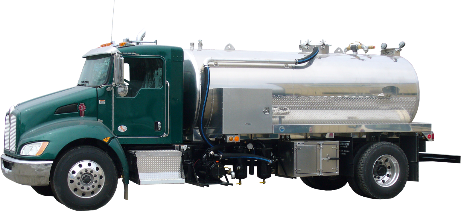 2300 Us Gallon Aluminum Tank Truck - Water Tank Truck Png (1600x1063), Png Download