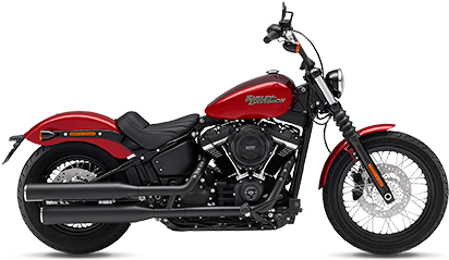 Street - Harley Softail Street Bob 2018 (430x350), Png Download