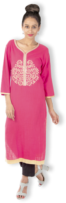 Designer Western Kurtis For Girls - Kurti Top (226x800), Png Download