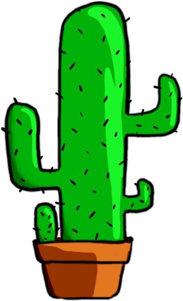 Cactus, Cactus, Green, Plant Png And Psd - Portable Network Graphics (360x360), Png Download