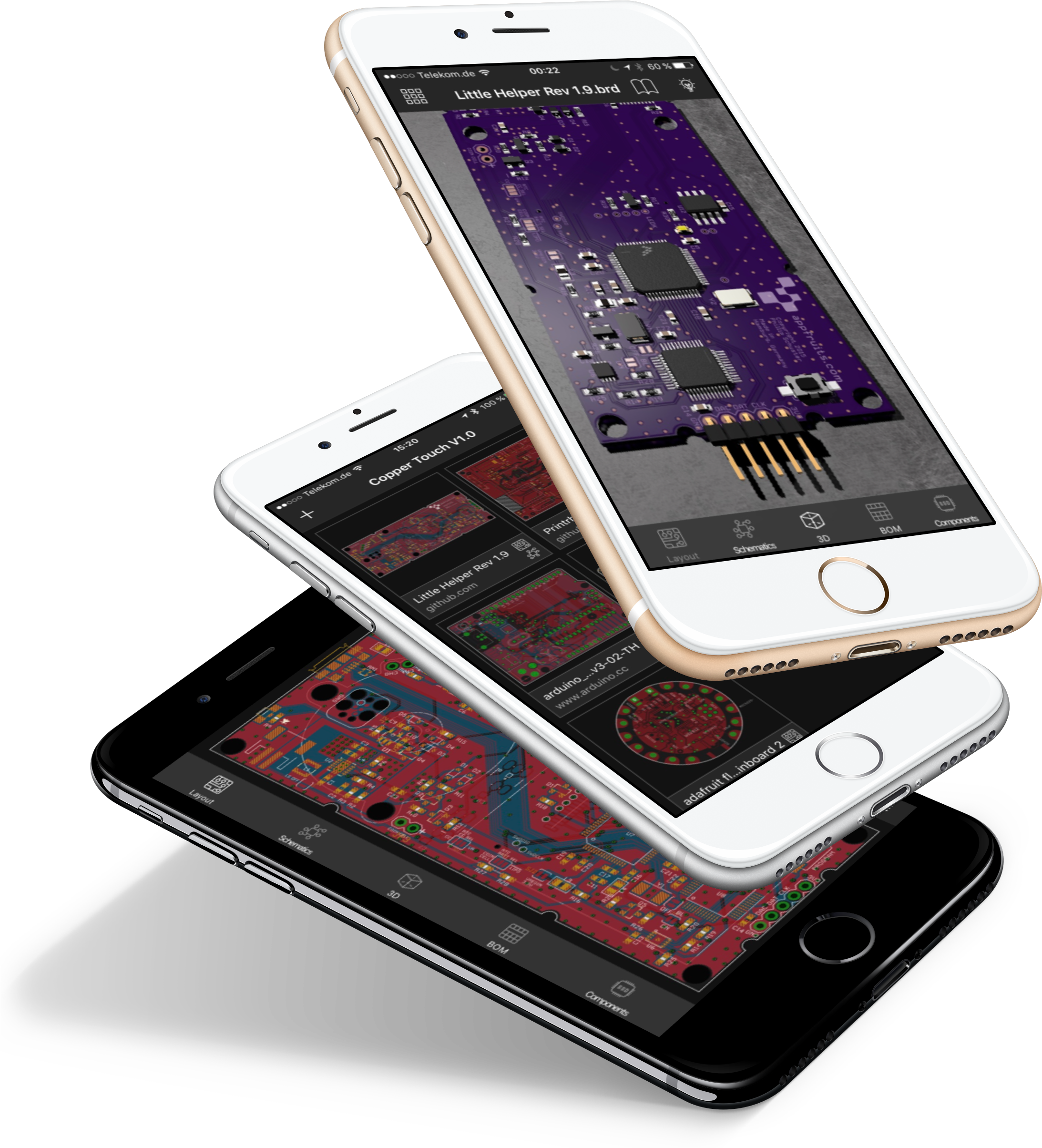 All Your Pcbs And Schematics In Your Pocket (2400x2433), Png Download