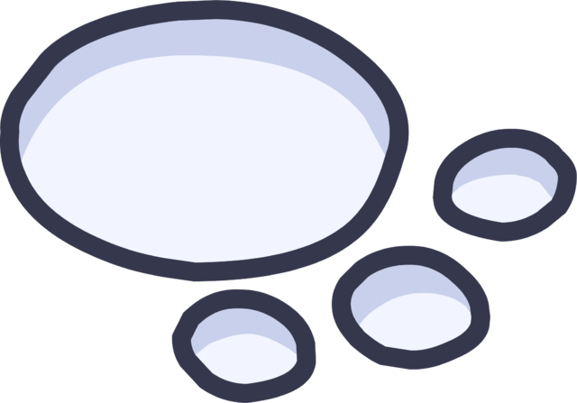 Paw Print Sprite 004 - Paw (640x447), Png Download