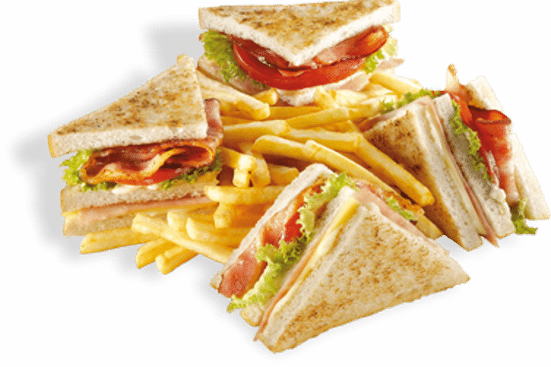 Club Sandwich Png - Waffle World Cafe Lounge (800x533), Png Download