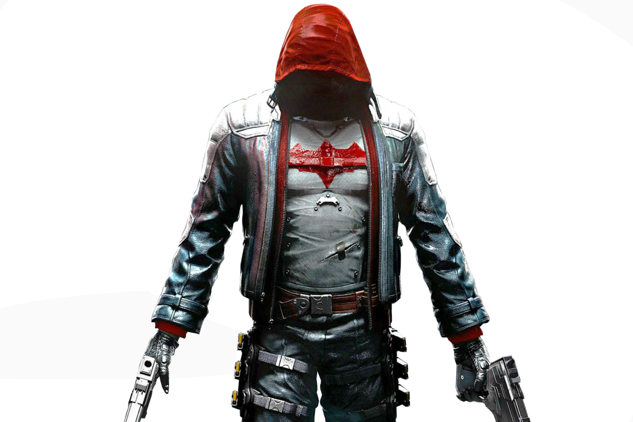 Executioner Drawing Hood - Red Hood Arkham Knight Cosplay (1280x853), Png Download