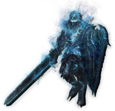 On Its Own Having A Ghostly Blue Glow To It - Dragon's Dogma (400x391), Png Download