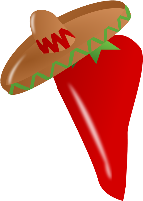 Mexican Cuisine Chili Pepper Salsa Computer Icons Cinco - Cinco De Mayo Clipart Png (534x750), Png Download