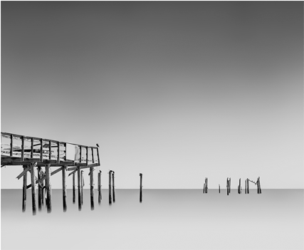 Gallery To Feature Mark Hilliard's New B&w Exhibition - Pier (720x350), Png Download