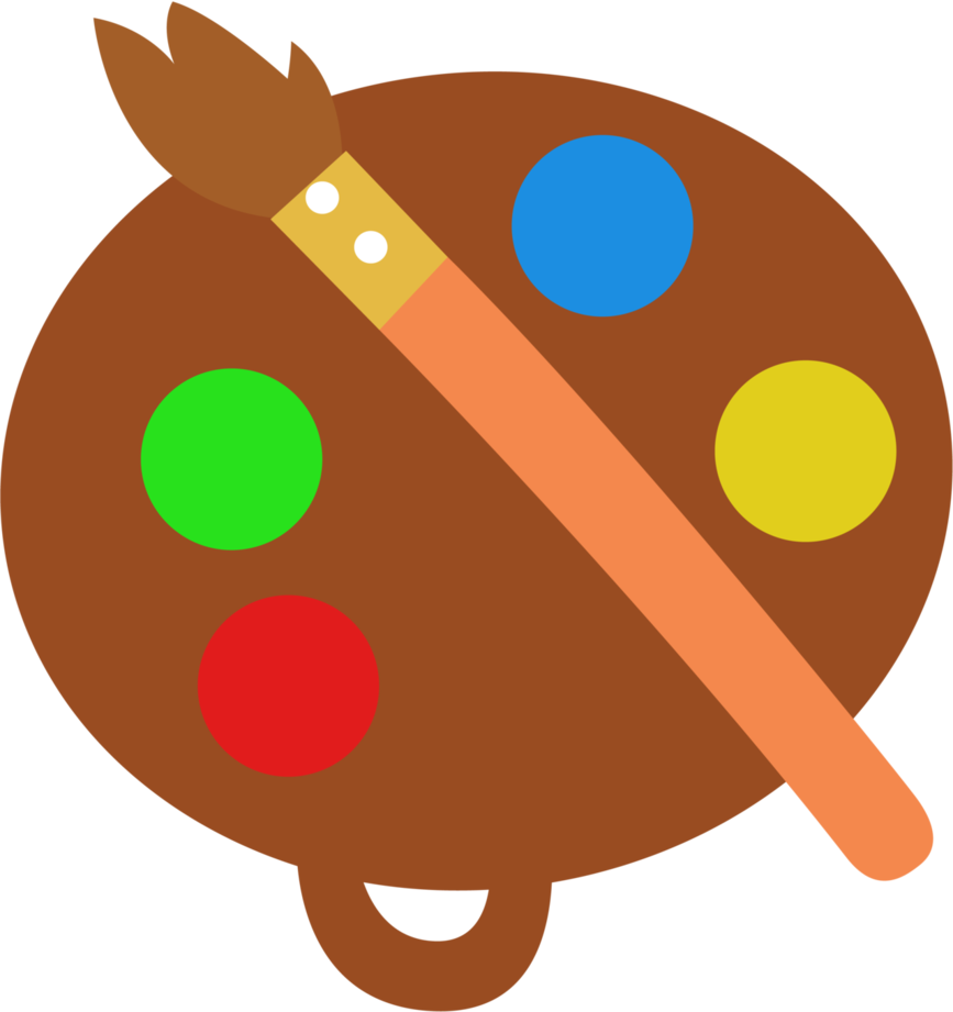 Clipart Info - Paint Brush Cutie Mark (867x921), Png Download