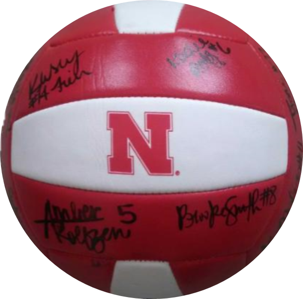 Unl 2015 Championship Team Signed Volleyball Donator - Team (623x616), Png Download