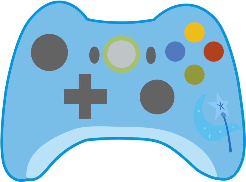 Xbox Controller Clipart At Getdrawings - Xbox Controller Drawing (900x720), Png Download