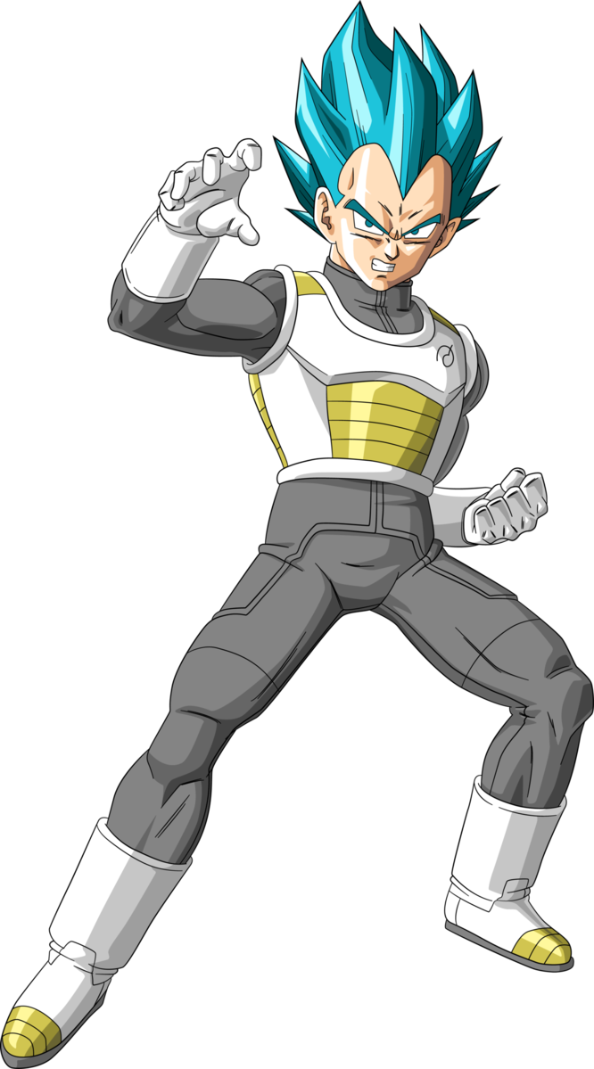 Ssgss Vegeta - Personajes De Dragon Ball Z Vegeta (666x1199), Png Download