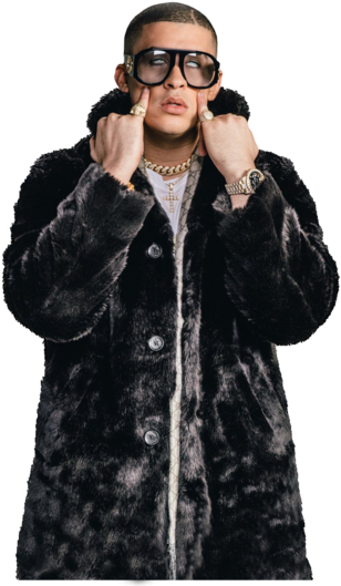 Share This Image - Bad Bunny 2018 Png (450x600), Png Download