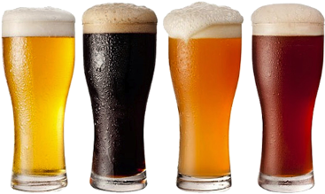 Alcohol Clipart Beer Fe - Beers In A Row (500x340), Png Download
