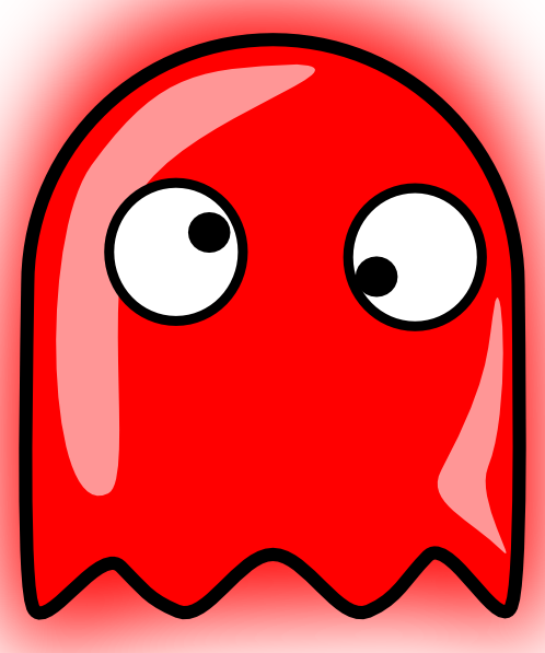 Ghost Clip Art Free Vector - Pac Man Ghost Cartoon (498x597), Png Download