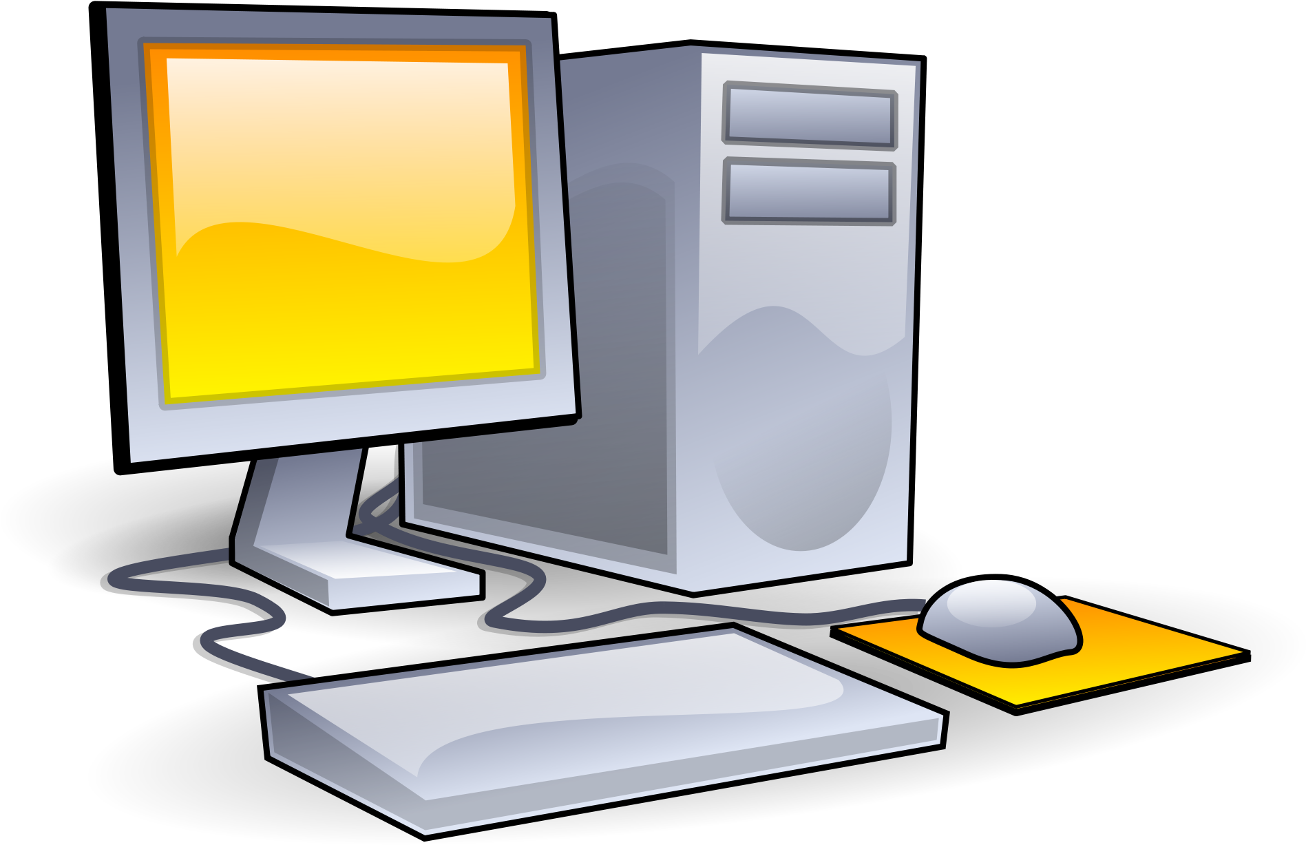 Pc - Computer Clipart (2000x1333), Png Download