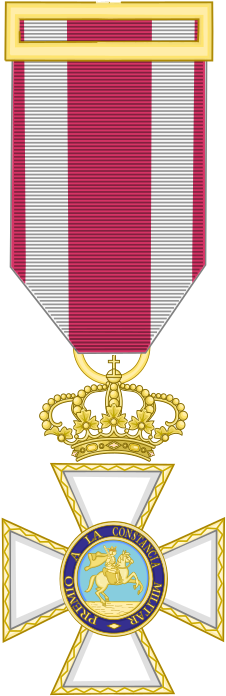 Royal And Military Order Of Saint Hermenegild Medal - Order Medal Svg (250x714), Png Download
