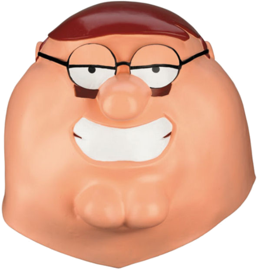 Peter Griffin Halloween Mask (500x793), Png Download