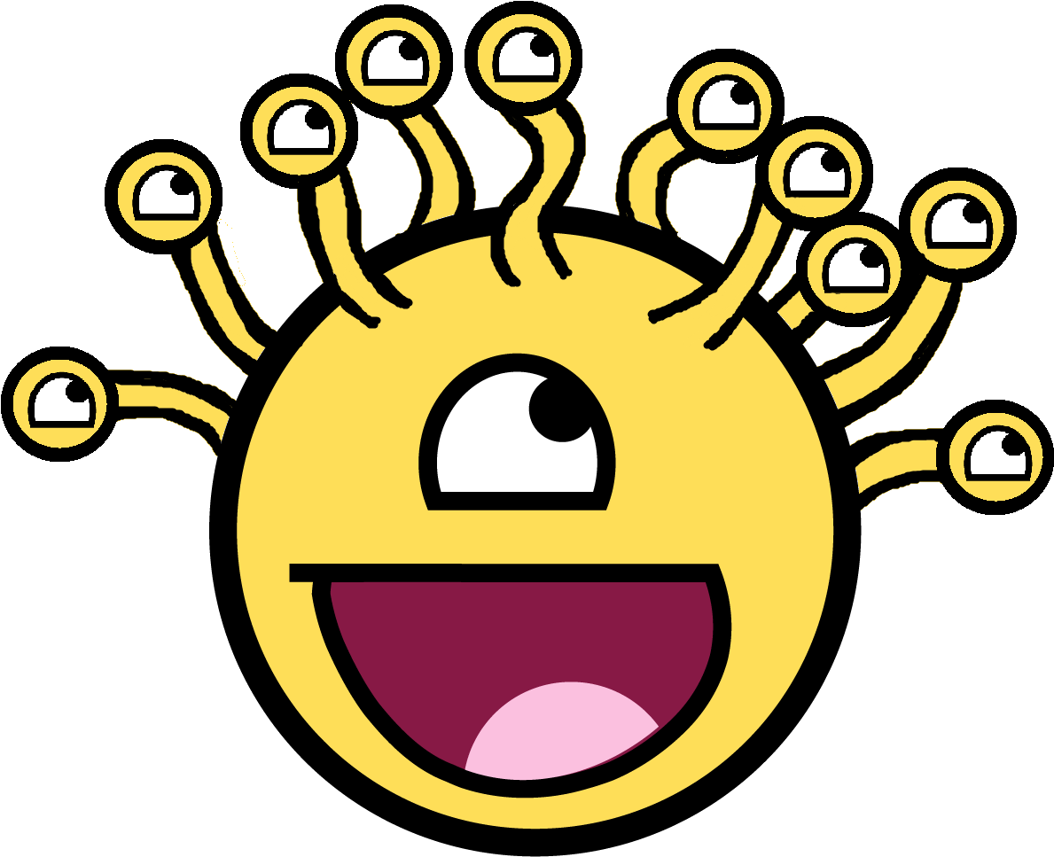 Post - Awesome Face (1596x1332), Png Download