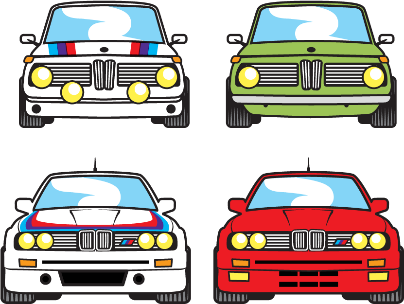 Mood Board, Sketch & Illustration - Bmw (1000x1000), Png Download