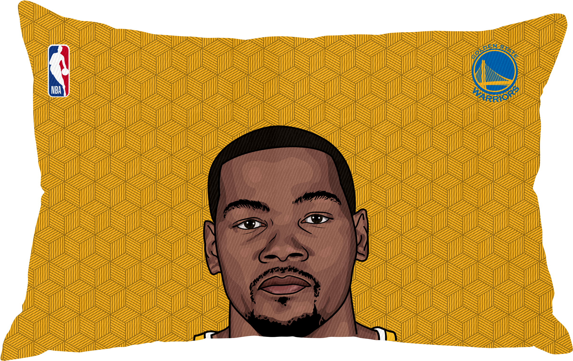 Kevin Durant Pillow Case Face - Cushion (3000x2400), Png Download