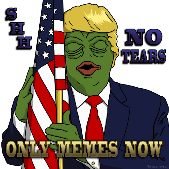 Pepe The Frog/feels Bad Man Declared A Hate Symbol - No Tears Only Memes Now (700x700), Png Download