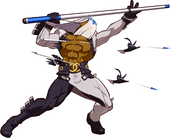 Ggxrd-r Venom Blitzattack - Thumbnail (707x573), Png Download