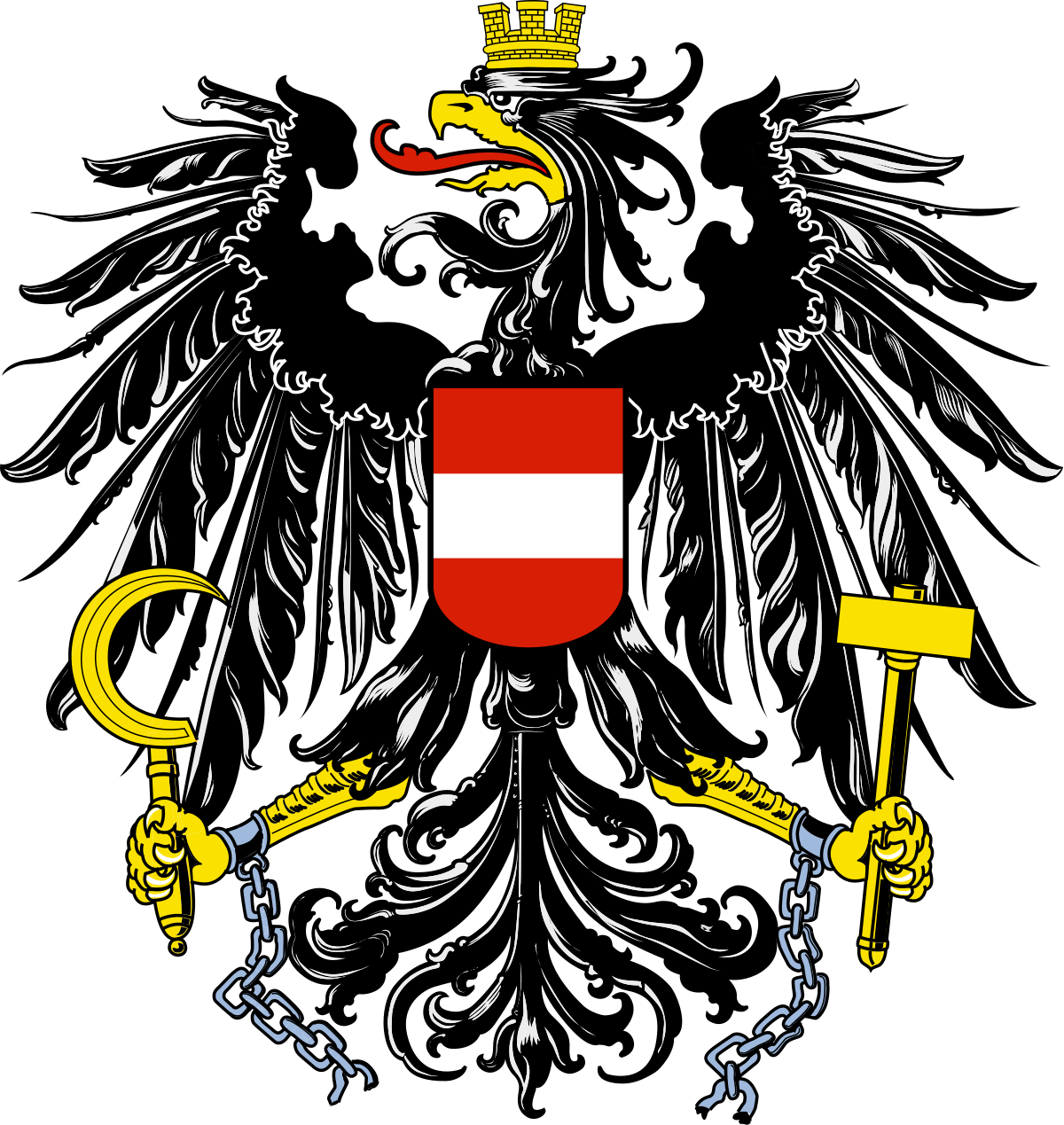Austrian Eagle (1200x1269), Png Download