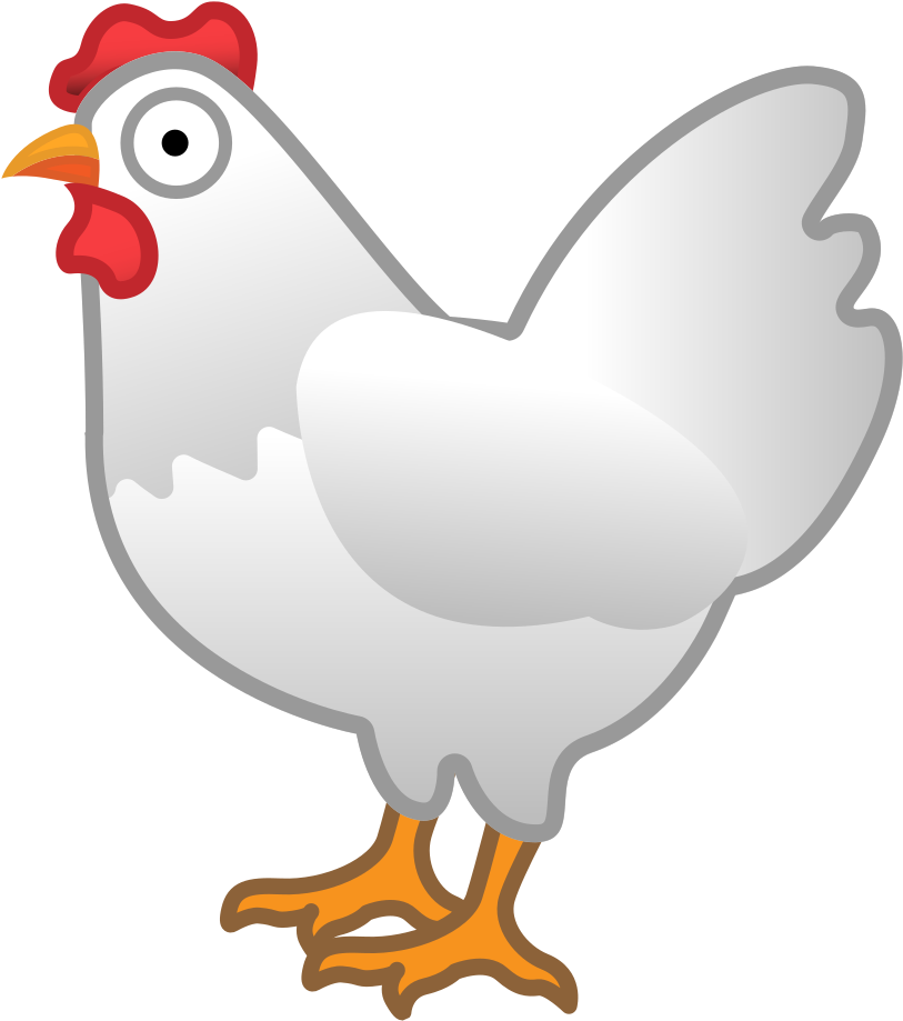 Chicken Icon - Emoticon Gallina (1024x1024), Png Download