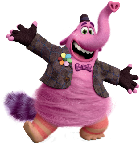 Transparent Big Bong - Bing Bong Inside Out (500x534), Png Download