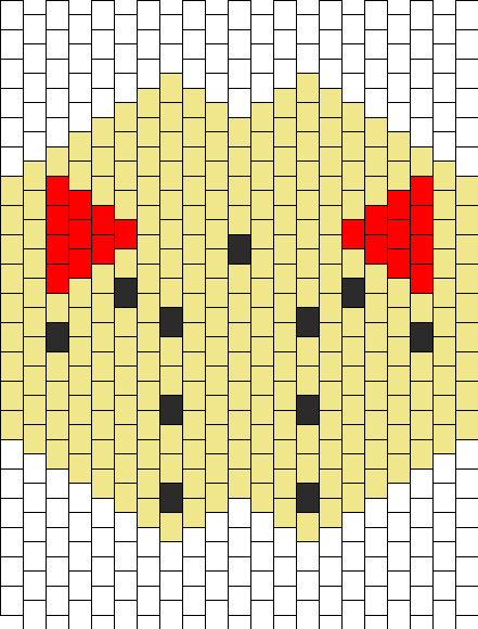 Jason Mask Bead Pattern - Mask (441x580), Png Download