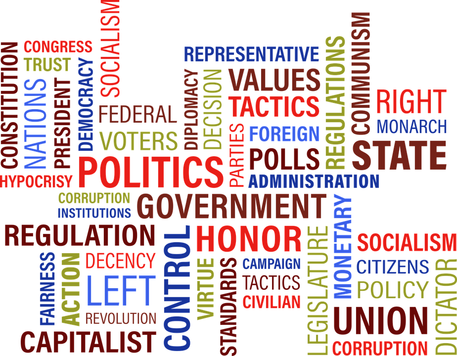 Political Ad Word Bubble - Political Words (924x720), Png Download