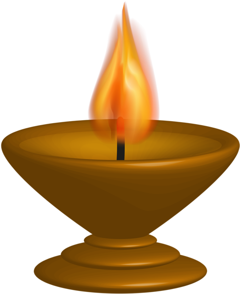 Diwali Candles Free Png Clipart Download - Deepak Diwali Images Png (488x600), Png Download