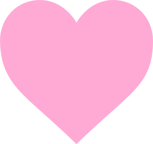 How To Set Use Simple Pink Heart Icon Png (600x565), Png Download