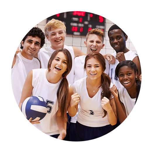 Ncaa Students - National Physical Fitness And Sports Month 2017 (560x557), Png Download