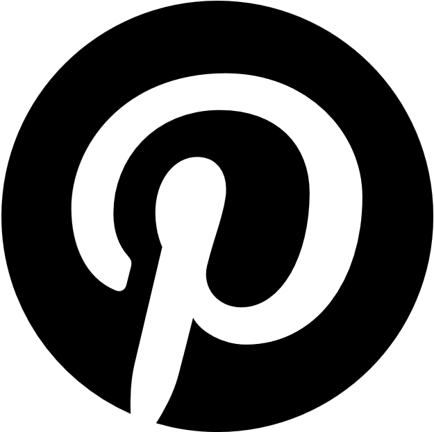 White On Transparent Bg Pinterest Icon (1366x622), Png Download