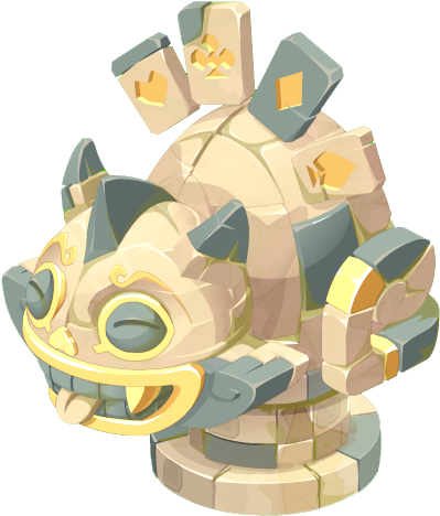 Ecaflip Statue (417x478), Png Download