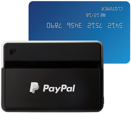 Paypal Chip And Swipe Reader (500x409), Png Download