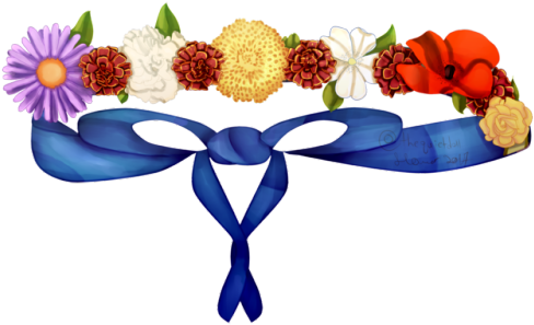 A Flower Crown For @chase Brody Protection Squad I - Iron-on (500x389), Png Download