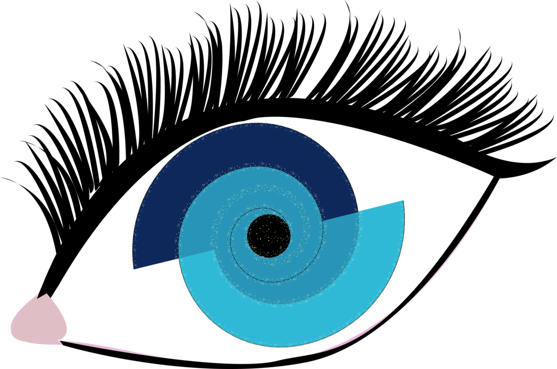 Eyelash Extensions Cosmetics Mascara Cartoon - Eyelash (1132x750), Png Download