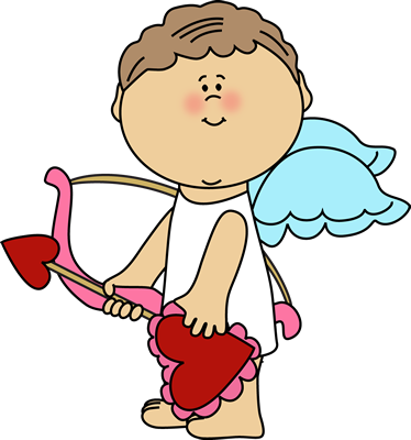 Clip Art Images Valentine - Cupid Clip Art (374x400), Png Download
