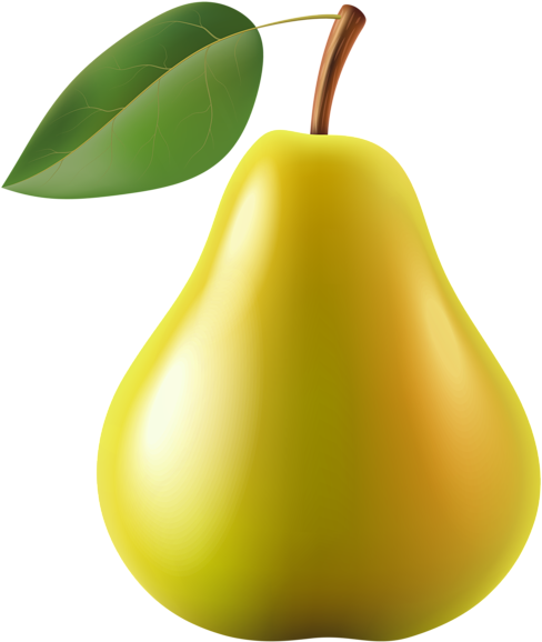Png Free Library Transparent Png Clip Art Gallery Yopriceville - Pear (499x600), Png Download