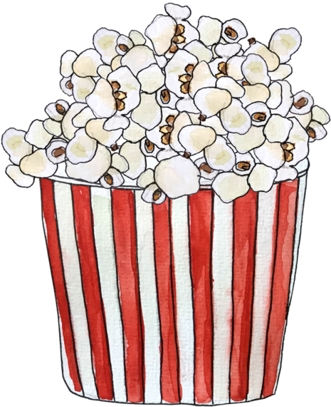 Popcorn (1000x1000), Png Download