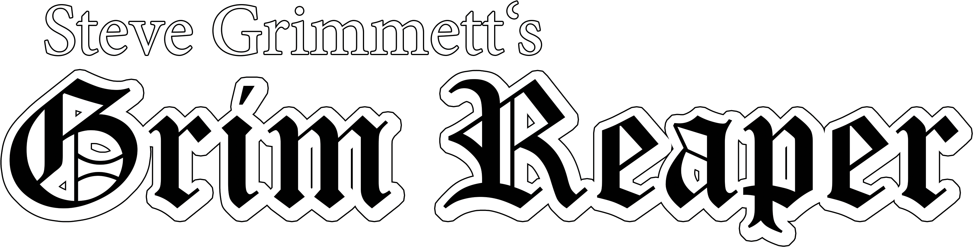 Steve Grimmet's Grim Reaper - Grim Reaper Band Logo (3417x923), Png ...