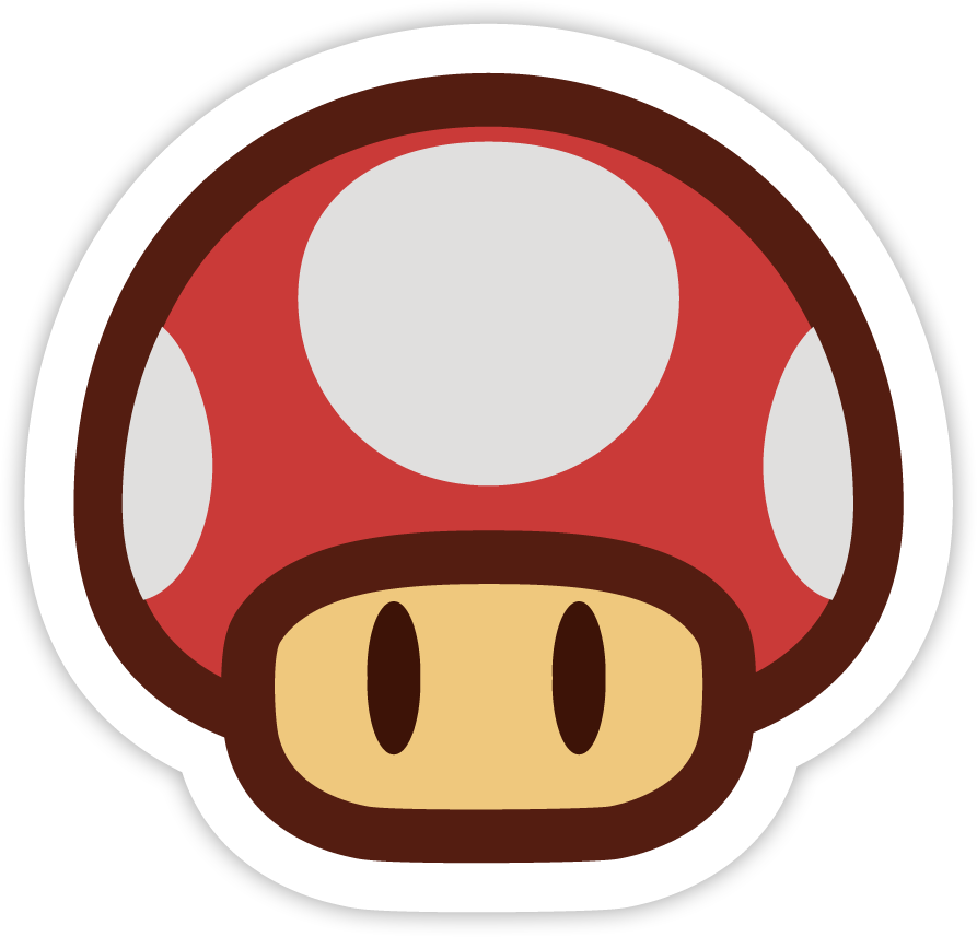 Michael Koczwara - Paper Mario Sticker Star Mushroom (893x857), Png Download