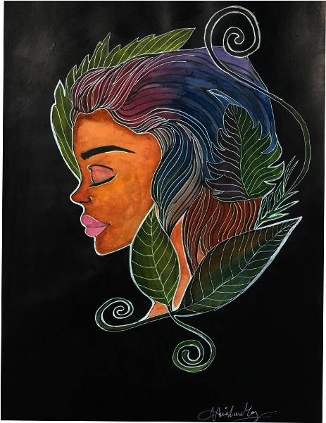 Mother Nature - Painting (900x600), Png Download