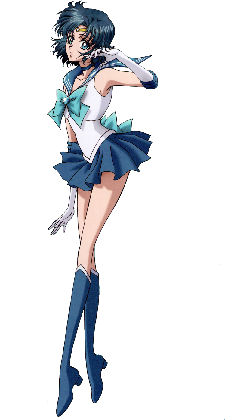 Пин От Пользователя Fanaticamoon На Доске Sailor Moon - Sailor Moon Ami Png (939x1400), Png Download