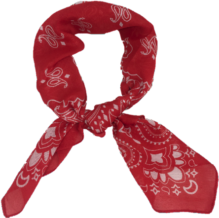 Red & White Oversized Bandana - Red Bandana Png (480x480), Png Download