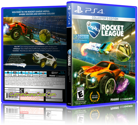Sony Playstation 4 Ps4 - Rocket League Ps4 Case (500x428), Png Download