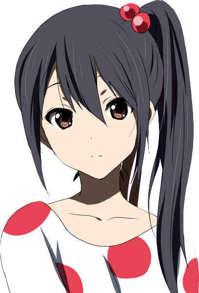 Posted - Anime K On Azusa (408x602), Png Download